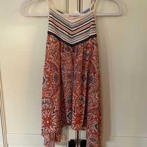 Red, white, and blue tank